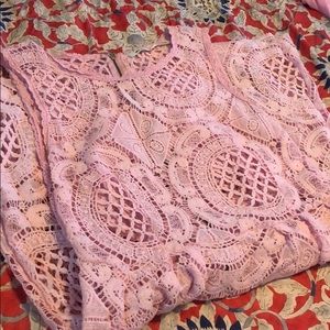 Urban Outfitters Pink Lace dress